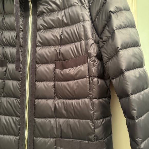 Moncler light down navy blue coat - Picture 12 of 16